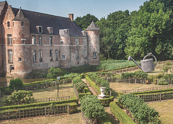 Le jardin du château d'Escquelbecq